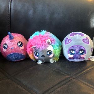 Lot of 3 Squeezamals